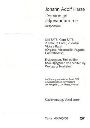 Domine ad adiuvandum me